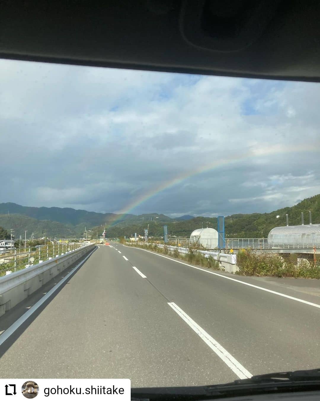 #Repost @gohoku.shiitake...おはようございます。本日、日曜市に出店します。1枚目は、木曜日に見た虹の写真です。虹の根元には、宝物が埋まっているというような話を思い出しました。今ここにでっかいシャベルがあれば、と思ったのは内緒です。2枚目は最近お気に入りのサラダです。たっぷりのルッコラに、ベーコンとしいたけを炒めてビネガーやら何やらで味付けしたドレッシング的なものをのっけてトロトロの半熟卵をトッピングです。しいたけ料理の新しい一品としてオススメです。#いの町吾北地区#菌床しいたけ# 吾北のしいたけ屋#土佐の日曜市#先週もなかなかの忙しさでした